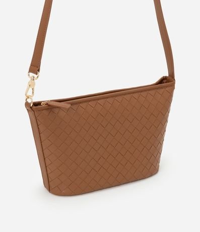 Cartera Transversal en PU con Textura Tressê