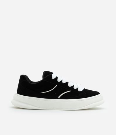 Championes Skater en Material Sintético con Cordón Fat Lace