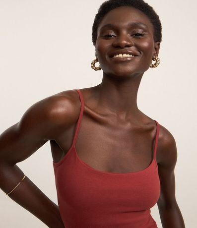 Vestido Corto en Algodón con Breteles Finos 5