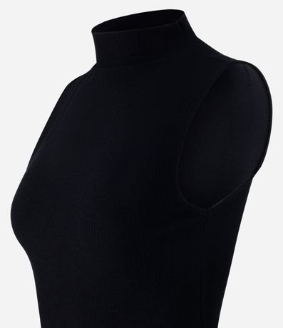 Blusa en Rib con Cuello Alto 5