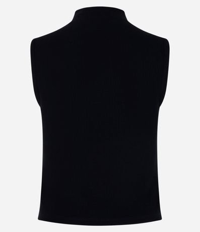 Blusa en Rib con Cuello Alto 6