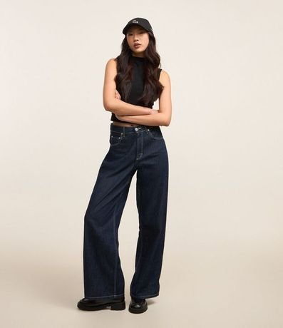 Blusa en Rib con Cuello Alto 2