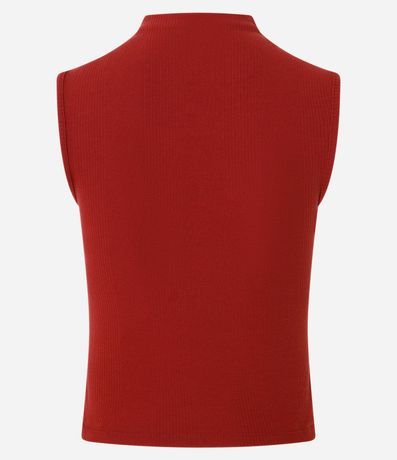 Blusa en Rib con Cuello Alto 7