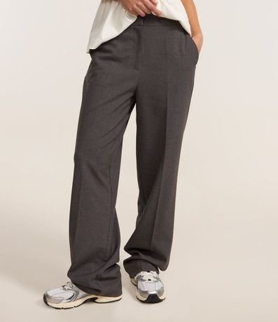 Pantalón Recto en Sastrería con Bolsillo Cuchillo 3