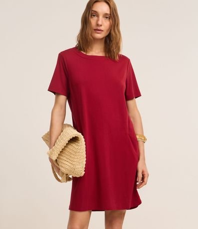 Vestido T-Shirt en Media Malla con Bolsillos 2
