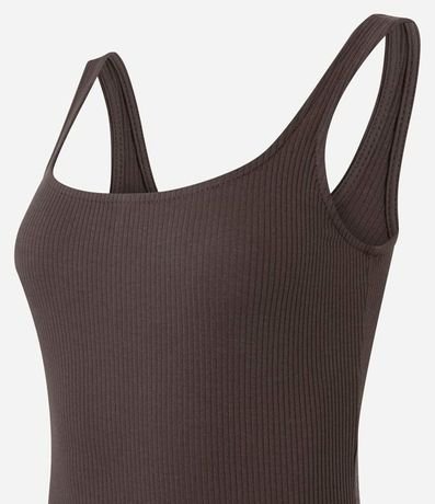 Vestido Midi en Algodón con Escote Cuadrado 5