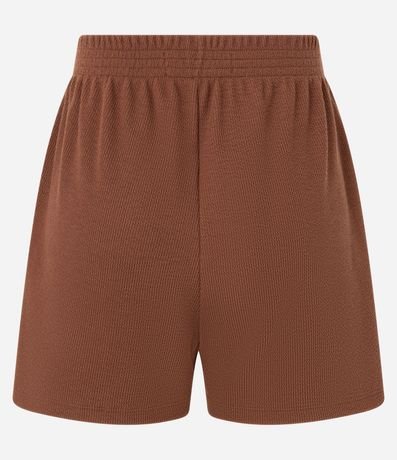 Short en Rib con Bolsillos Laterales 7