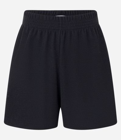 Short en Rib con Bolsillos Laterales 4