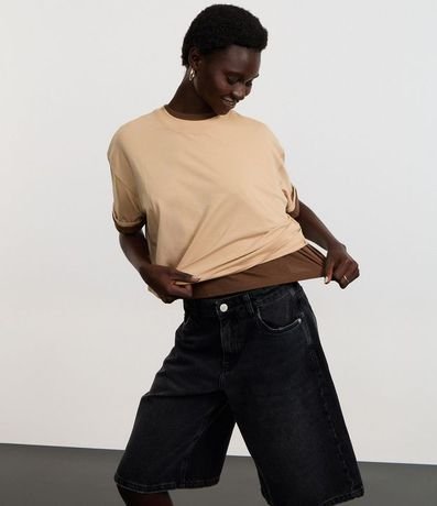 Blusa Cropped Oversized en Media Malla 3