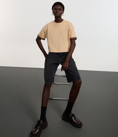 Blusa Cropped Oversized en Media Malla 5