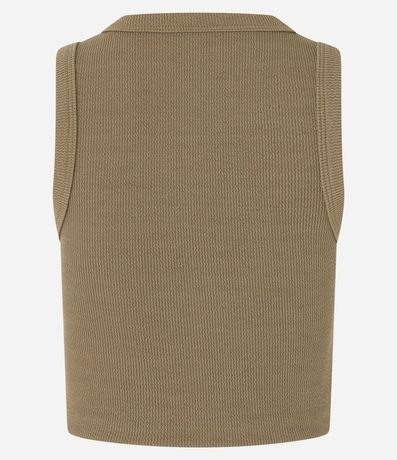 Blusa en Rib con Botones Delanteros 8