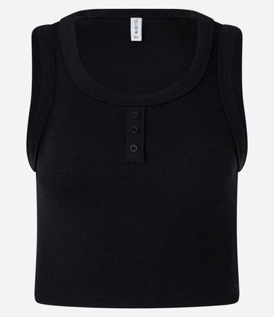 Blusa en Rib con Botones Delanteros 6
