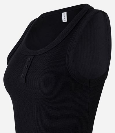Blusa en Rib con Botones Delanteros 7