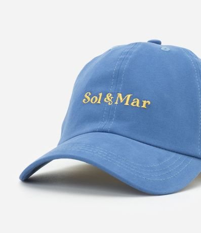 Gorra Aba Curva en Sarga con Bordado Sol&Mar 5