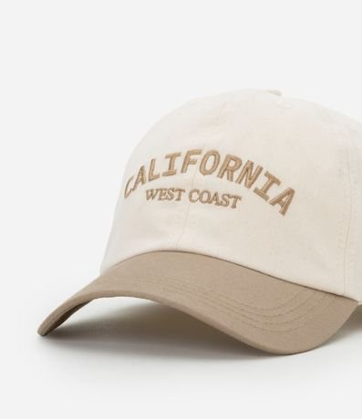 Gorra Aba Curva en Sarga con Bordado California 5