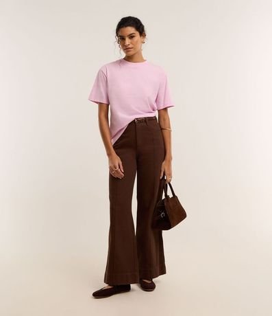 Remera en Algodón con Cuello Redondo 2