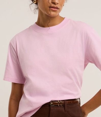 Remera en Algodón con Cuello Redondo 4