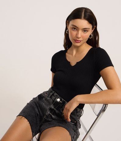 Body Seamless con Textura Acanalada