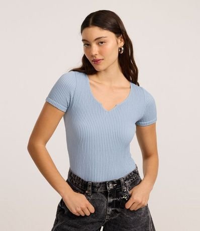 Body Seamless con Textura Acanalada