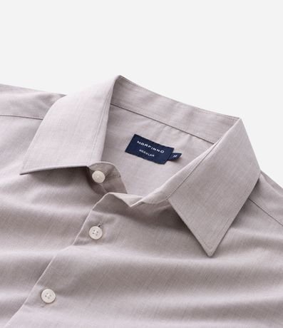 Camisa Regular Básica en Algodón con Manga Larga 10