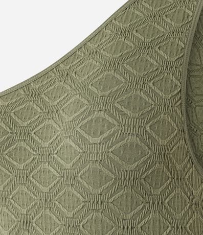 Body Hombro Único Seamless con Textura 5