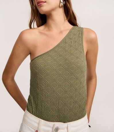 Body Hombro Único Seamless con Textura 3