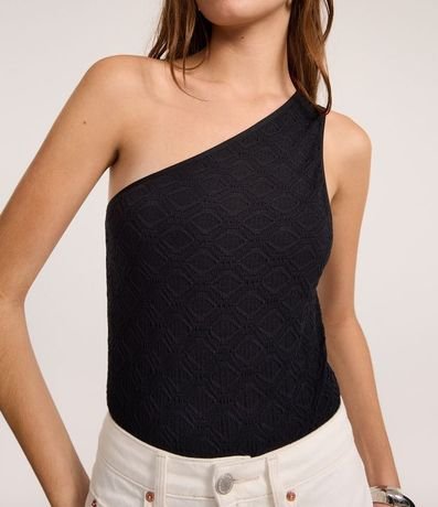 Body Hombro Único Seamless con Textura 3