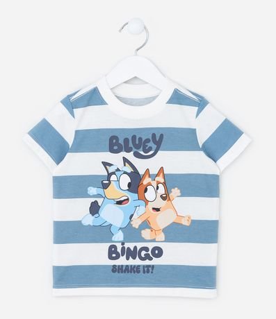 Remera Infantil con Estampa Bluey y Bingo - Talle 2 a 6 años