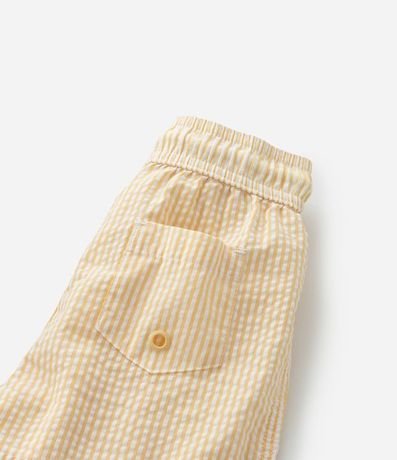 Bermuda Infantil en Microfibra con Textura y Rayas - Talle 1 a 5 años 6