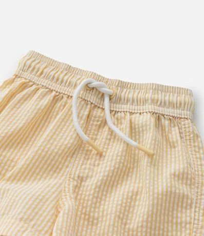 Bermuda Infantil en Microfibra con Textura y Rayas - Talle 1 a 5 años 7