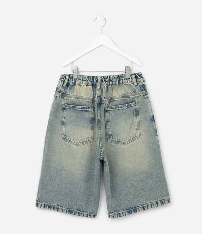 Bermuda Baggy Infantil Jeans - Talle 5 a 14 años 2