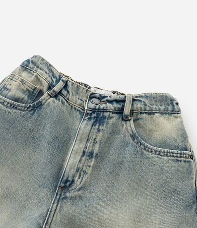 Bermuda Baggy Infantil Jeans - Talle 5 a 14 años 5