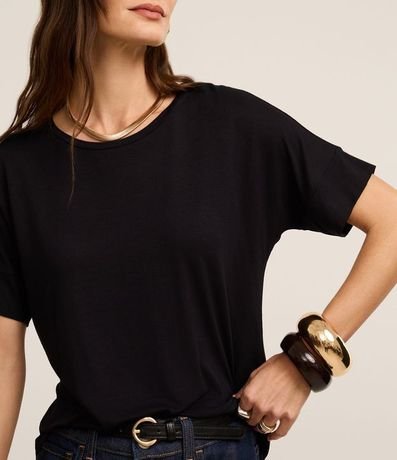 Blusa en Viscosa con Mangas Cortas sin Sisas 3