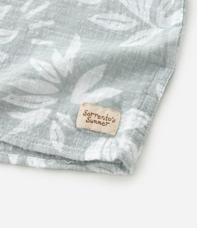 Camisa Infantil Texturizada con Estampa de Follajes - Talle 1 a 6 años 3