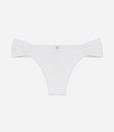 Bikini Bombacha Lateral Drapeada en Microfibra Texturizada con Hilo Metalizado 6