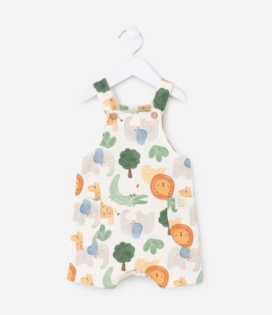 Peto Infantil con Estampa Animalitos - Talle 0 a 18 meses 2