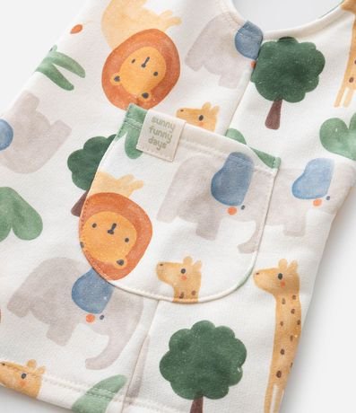 Peto Infantil con Estampa Animalitos - Talle 0 a 18 meses 5