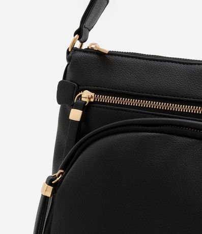 Cartera Postman Mediana con Bolsillo Delantero y Asa en Gorgorão 5