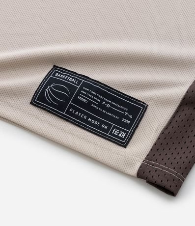 Musculosa Deportiva Infantil con Estampa Baloncesto Toronto - Talle 5 a 14 años 5