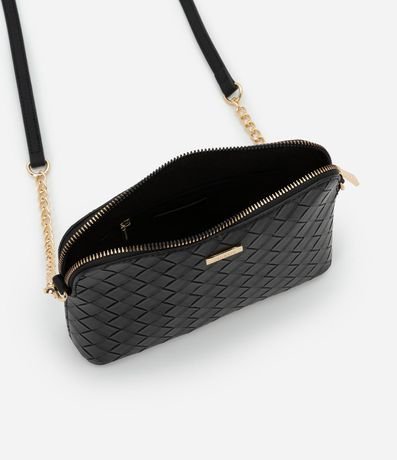 Cartera Transversal Pequeña con Efecto Tressê y Correa de Cadena 6