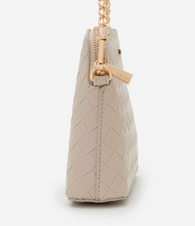 Cartera Transversal Pequeña con Efecto Tressê y Correa de Cadena 3