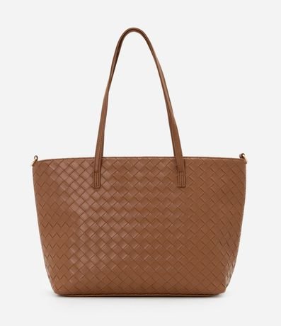 Cartera Shopper Grande con Efecto Tressê 4
