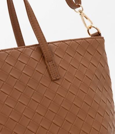 Cartera Shopper Grande con Efecto Tressê 5