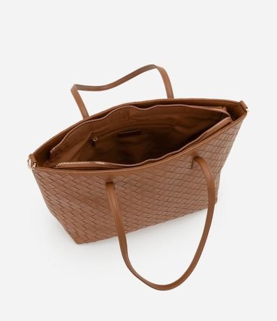 Cartera Shopper Grande con Efecto Tressê 6