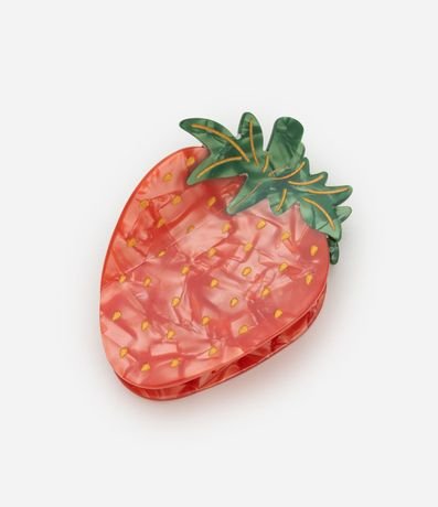 Pinza para el Pelo con Forma de Frutilla