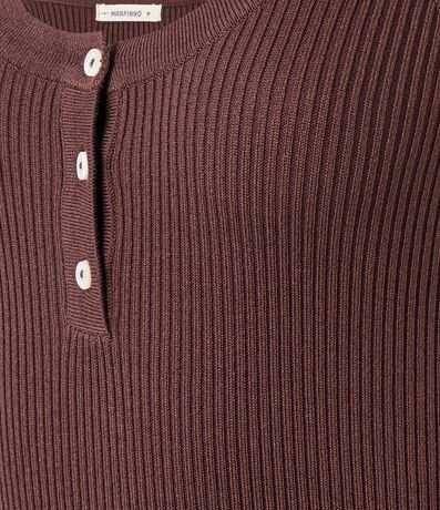 Blusa Básica Acanalada en Punto con Escote U 6