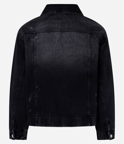 Campera Boxy en Jeans Desteñida 8