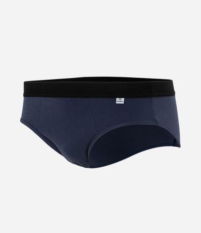 Kit 05 Calzoncillos Slip en Algodón con Elástico Aparente Del Rio 2