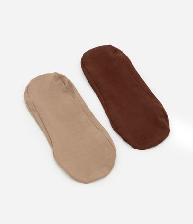 Kit 02 Medias Invisíveis en Algodón 2