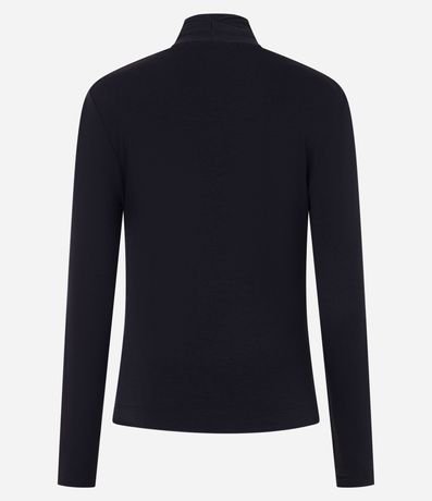 Blusa en Viscosa con Escote V y Cutout en el Hombro 6